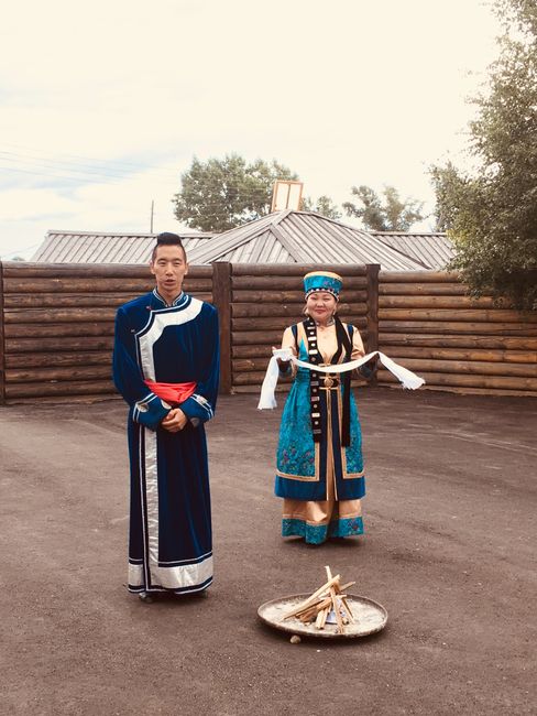 Visiting the Buryat settlement of Ust-Ordynski