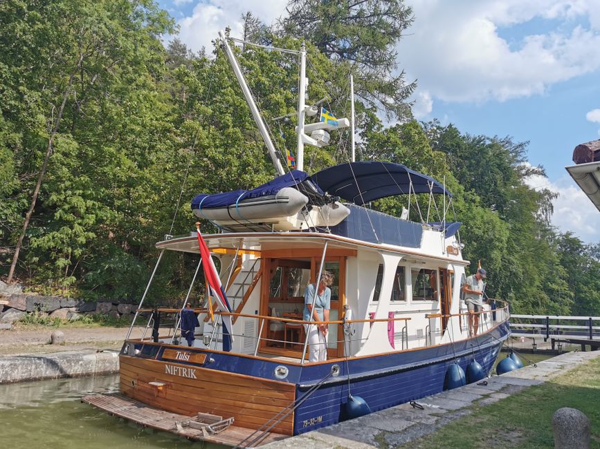 Söderköping und wildgewordene Bootsfahrer
