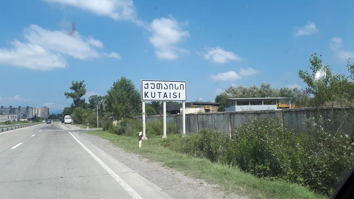 Tag 40 Georgien - Fahrt von Batumi nach Kutaisi