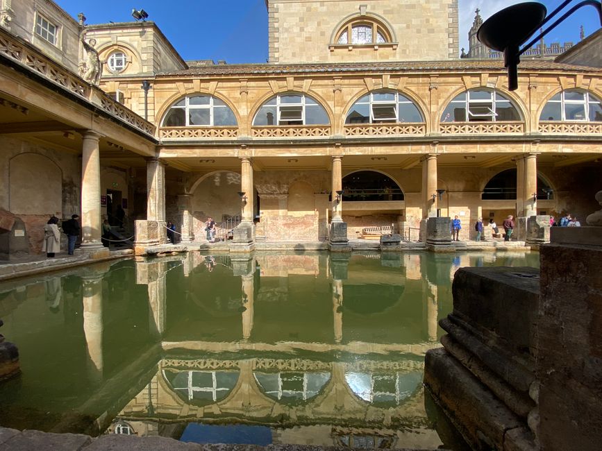 Bath mit römischen Thermen und Jane Austen Ausstellung