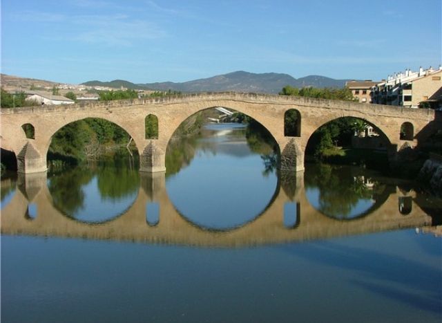 Berühmte Brücke Puenta la Reina