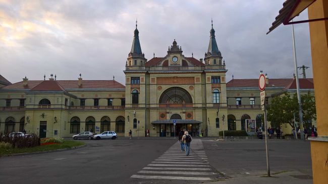 Bahnhof in Pécs