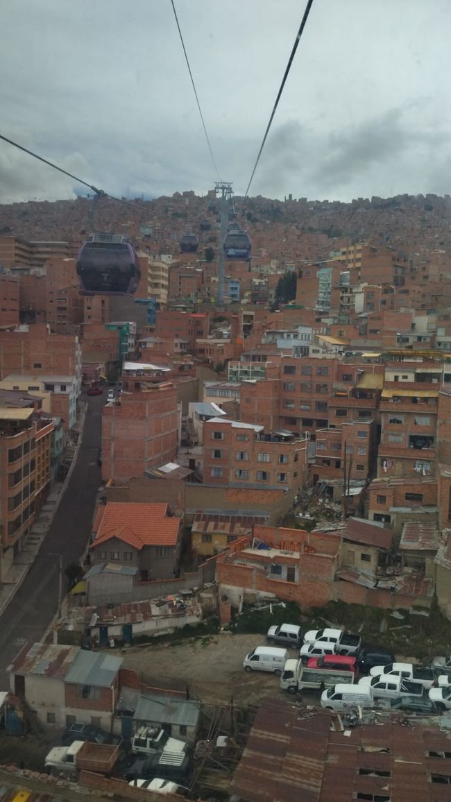 La Paz from above