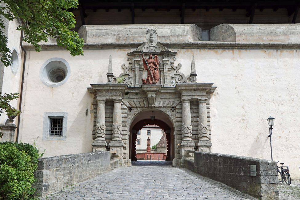 Der Eingang zur Festung Marienberg.