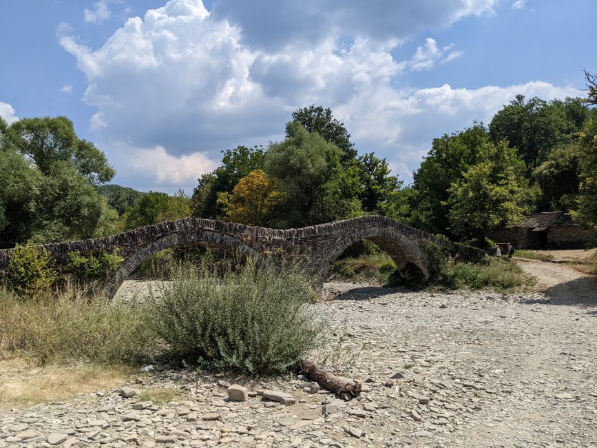 One of the many old stone bridges
