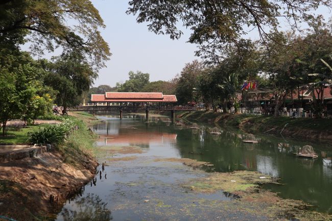 The Siem Reap River.