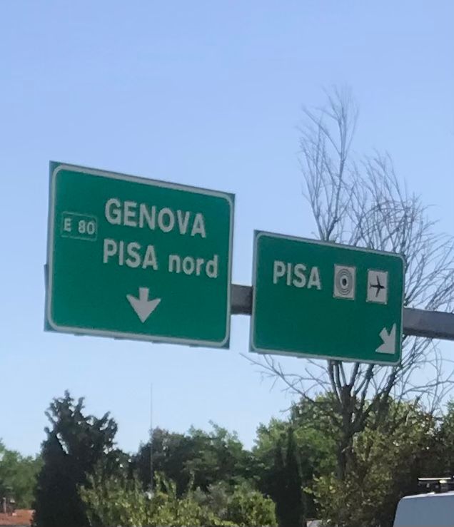 Fahrt nach Pisa 