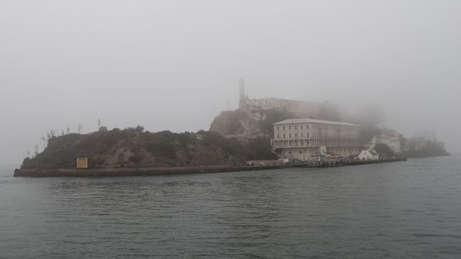 The rock in the fog