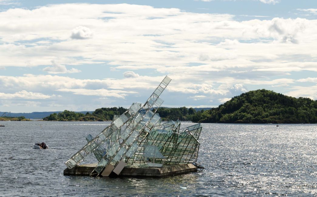 Glass art in the Oslo Fjord