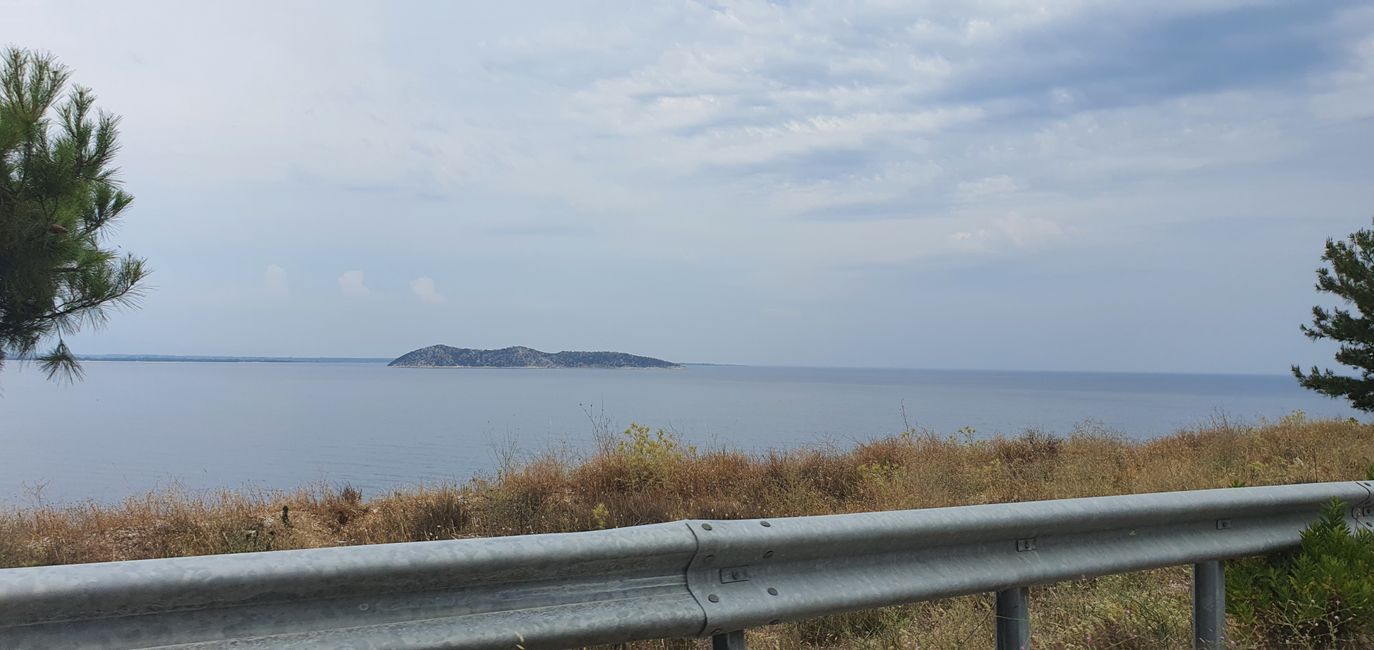 Tag 4 - Abfahrt Kerkini, Besuch von Philippi, über Kavala nach Thassos und zum Endziel Aliki