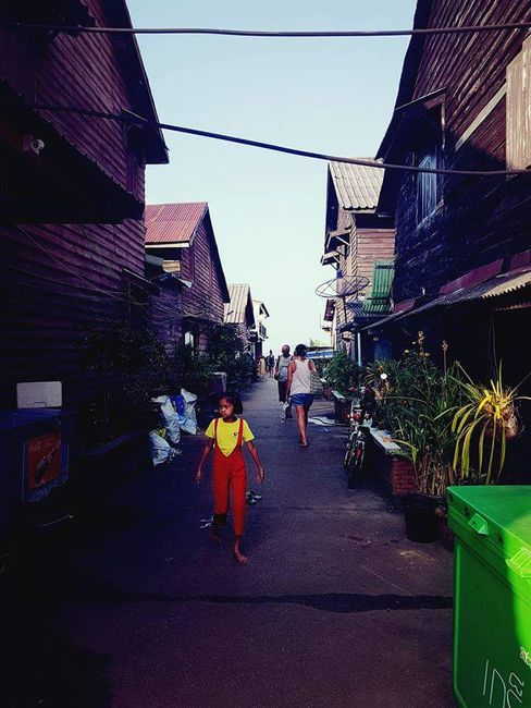 Ein Blick in die Seitengassen in Koh Lanta Old City lohnt sich 