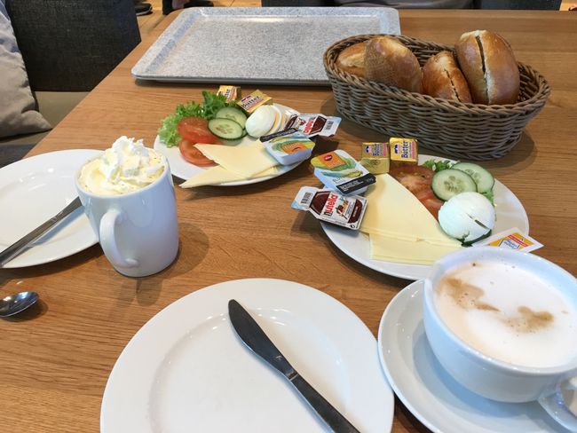 lecker Frühstück im CITTI-Einkaufscenter in Flensburg