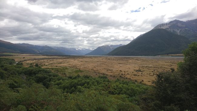 Auf dem Weg nach Arthur's Pass 