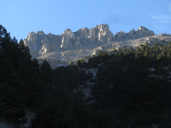 The Mount Olympus massif with its peaks