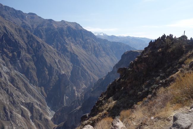 Der Colca-Canyon am Cruz del Condor