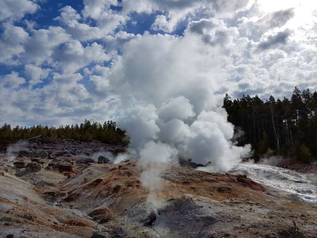 Tag 10: Yellowstone NP, Norris Geyser Basin, Midway Geyser Basin, Lower Geyser Basin