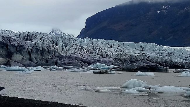 Faszinierende Landschaft, Gletscher und Eis...