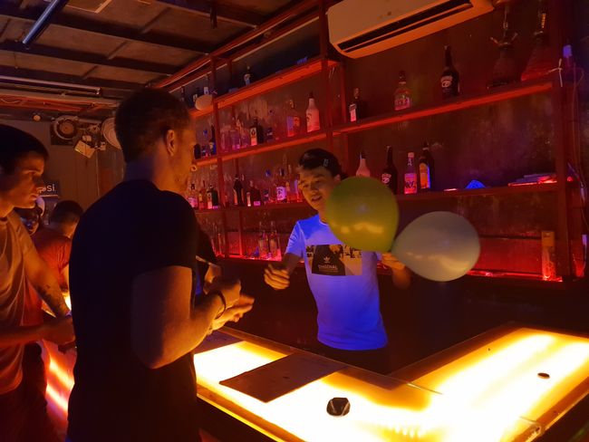 Why - Not - Club with laughing gas balloons