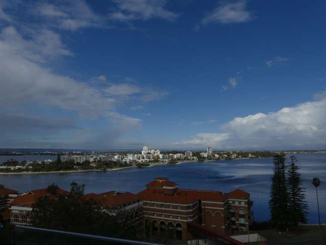 View from the Glass Bridge to the Swan River