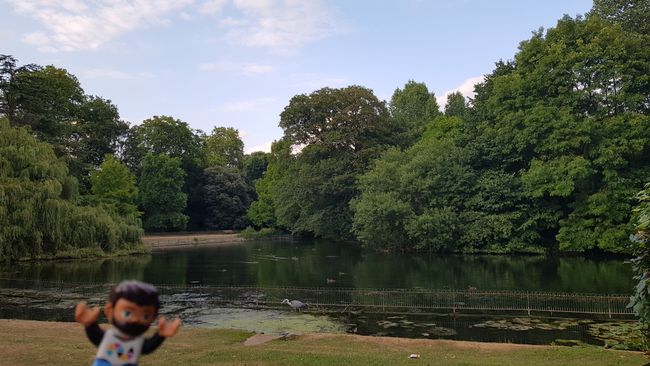 Battersea Park mit See (zumindest eine Ecke davon)