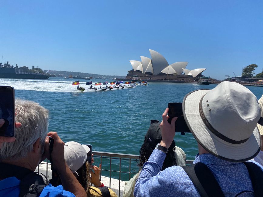 Jetski Parade am Australia Day