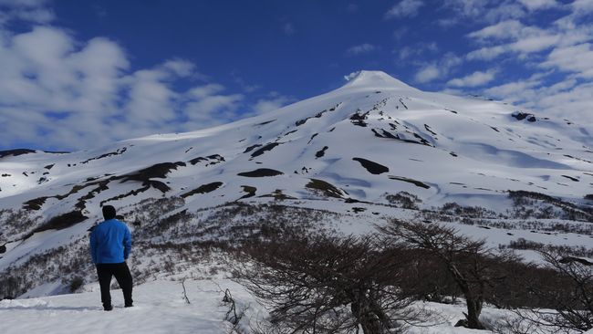 Parku Kombëtar Villarrica -kaosi i borës