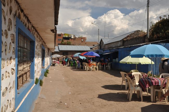 Food street in Chucuito