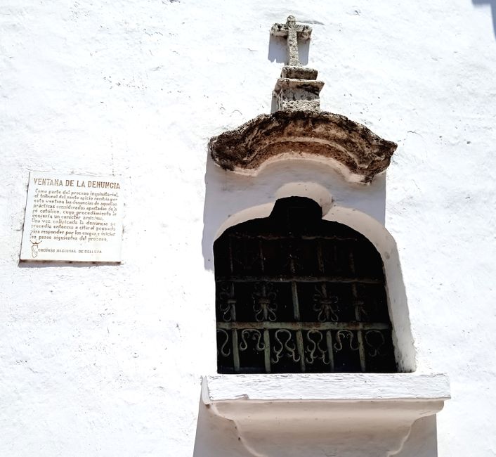 Denunziationsfenster im Palast des spanischen Inquisition