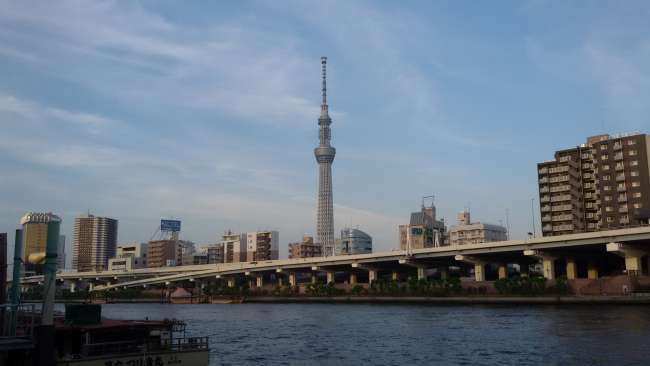 Sky Tree with an amazing height of 635m