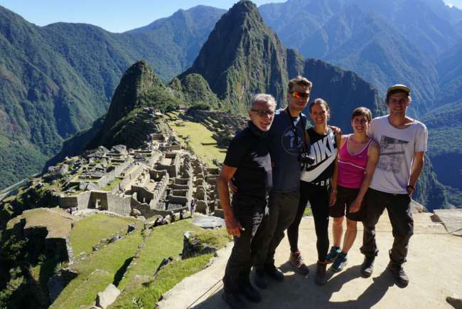Machu Picchu mit der ganzen Familie.