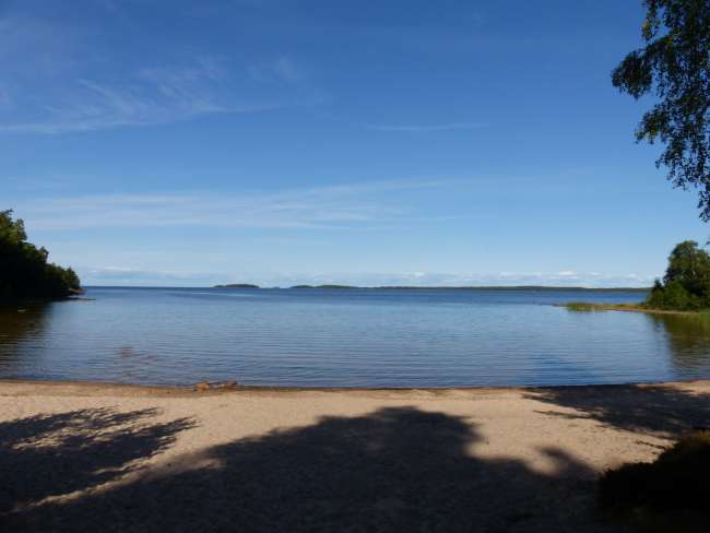 Day 33 - The most beautiful place of the trip, at Lake Vänern.