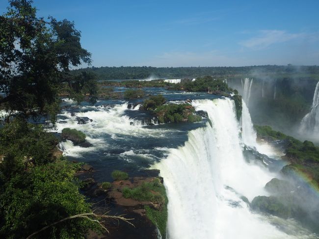 Refreshing water in Iguazu