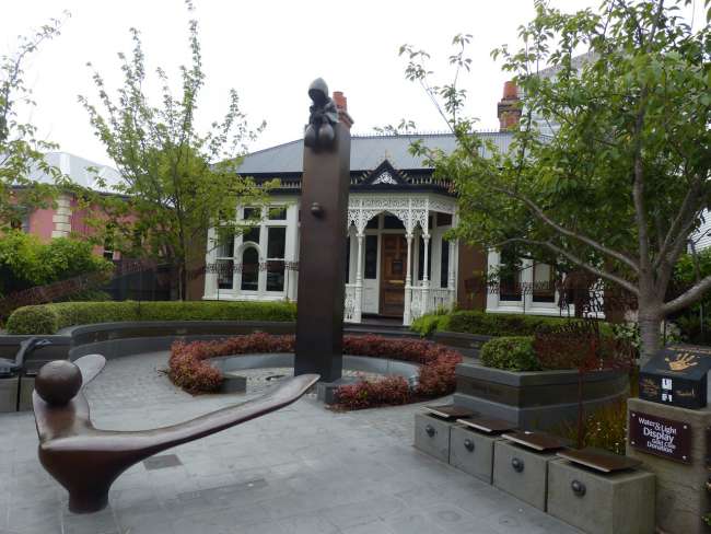 Garden City Christchurch - even private gardens are often beautifully designed