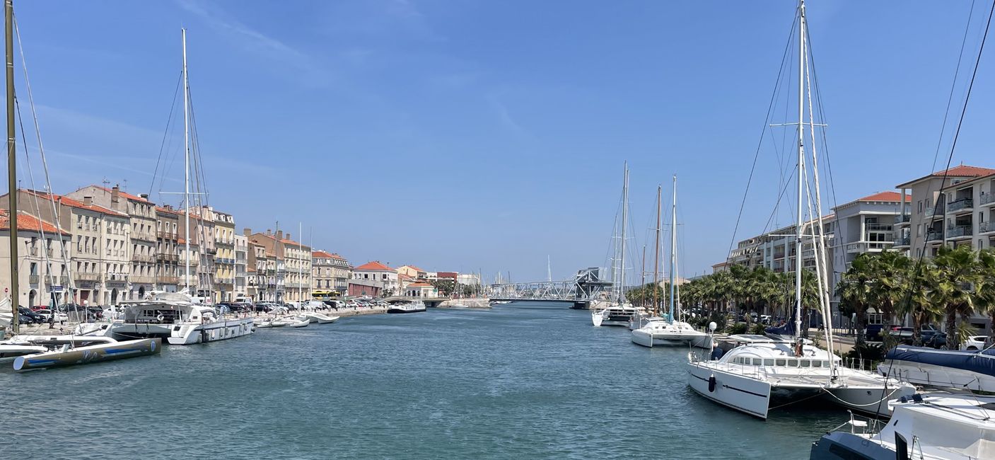 The main canal of Sète