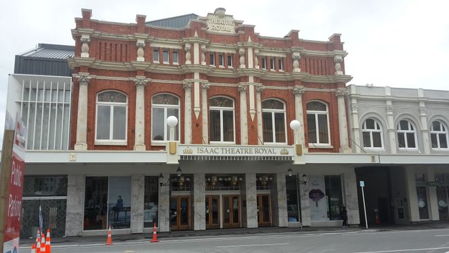 Mal ein hübsches Gebäude in Christchurch 