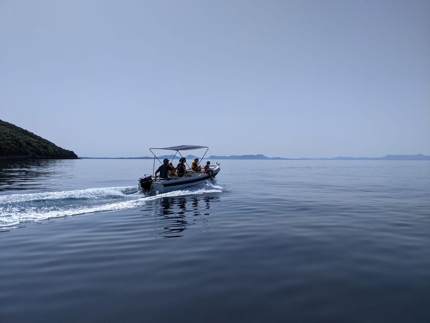 Excursão de barco saindo de Syvota