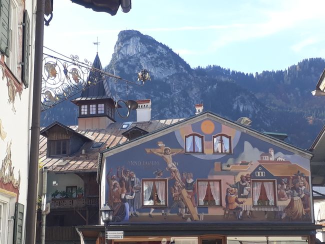 Oberammergau City Center (many painted houses)