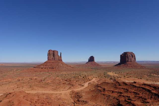 Rock formation after Monument Valley