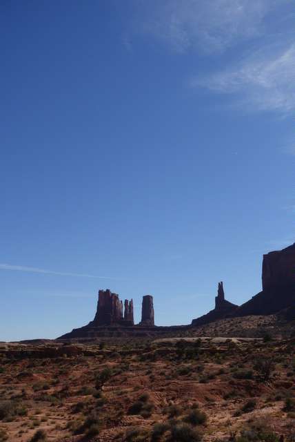 Rock formations after Monument Valley