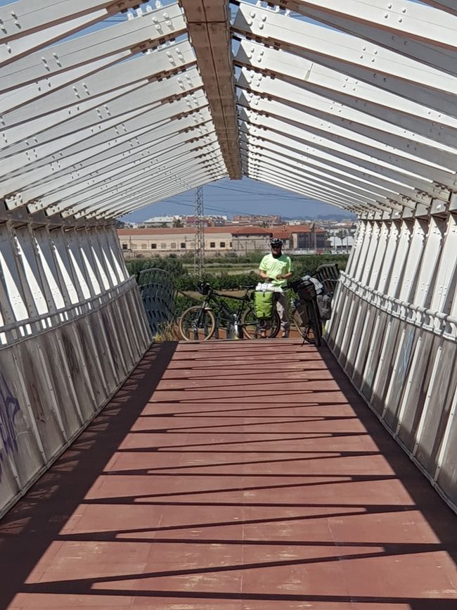Bicycle bridge near Valencia