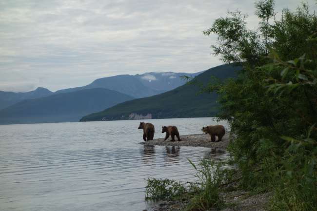 Family outing to Lake Kuril