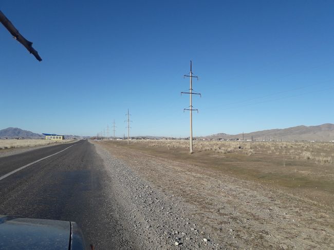 flach und trocken - Willkommen in Kasachstan