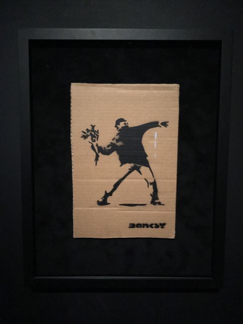 Flower Thrower, Banksy Exhibition, Moscow