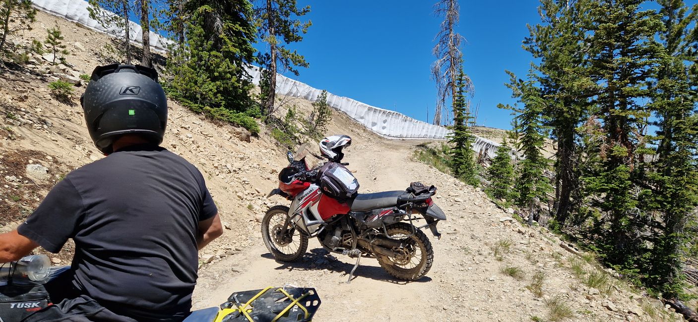Snow stopped us this time