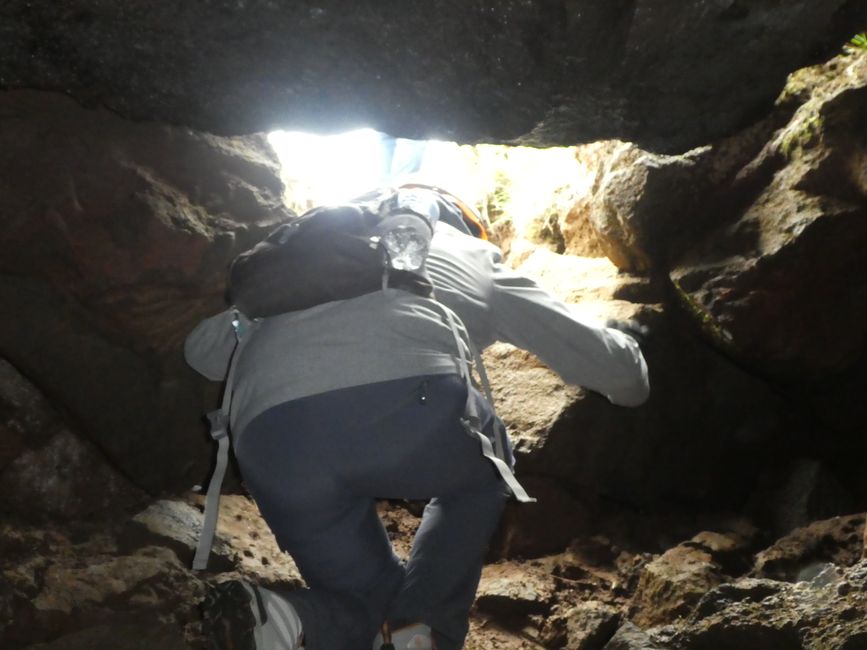 Ausgang aus der Lavahöhle