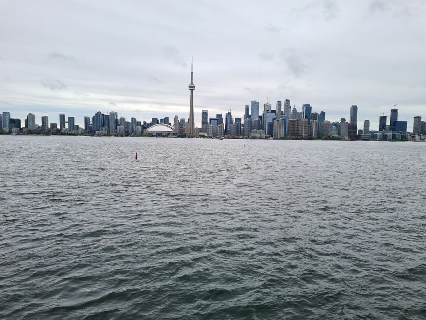 Toronto skyline.