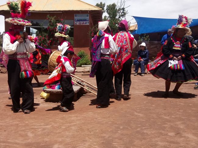 Traditional dance on Taquile