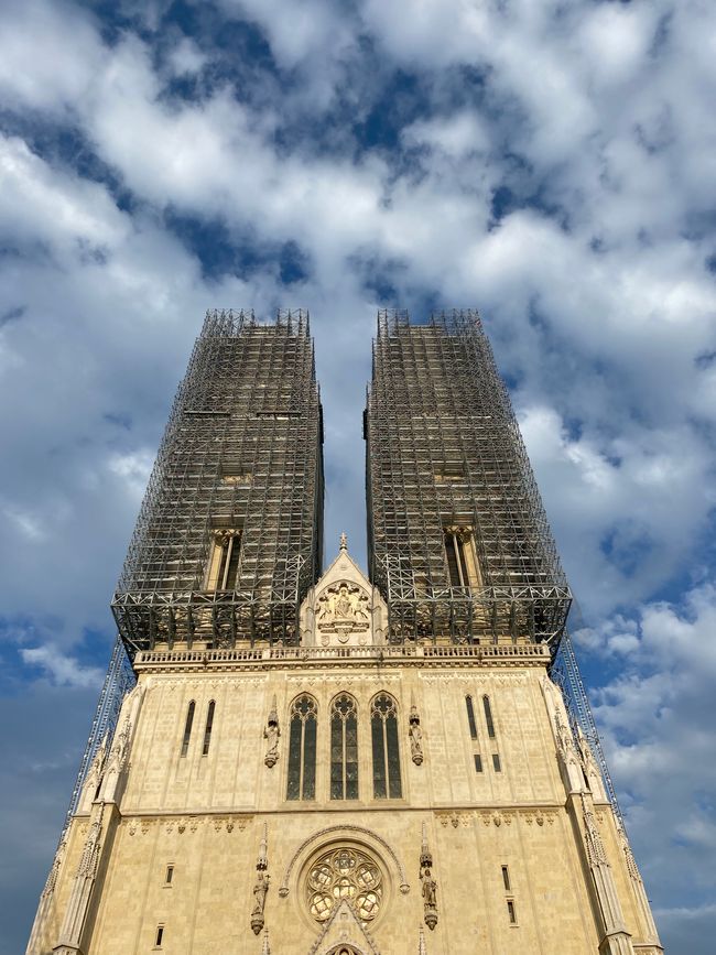 Zagreb Cathedral aka perpetual construction site