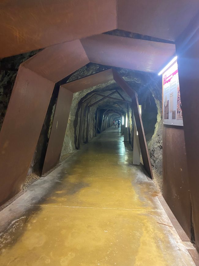 Tunnel under castle