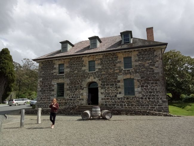 Das "älteste" Haus in Neuseeland, errichtet 1859. Dass ich nicht lache... 